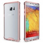 Wholesale Galaxy Note FE / Note Fan Edition / Note 7 Air Hybrid Clear Case (Rose Gold)